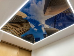 Plafond tendu en impression num&eacute;rique 